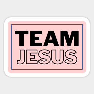 Team Jesus | Christian Typography Sticker